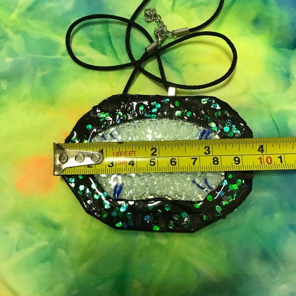 Reversible Exclusive Rare Unique Vintage One of a KInd Handmade Necklace - Picture 16 of 16